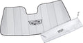 Front Sunshade Package in Silver with Black Logo A4326