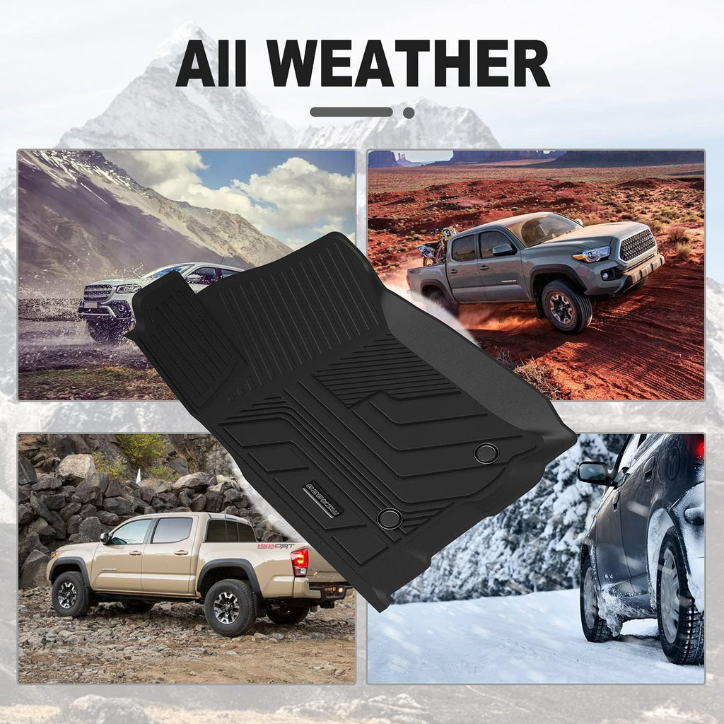All Weather Car Floor Mats Front & Rear Row H541603