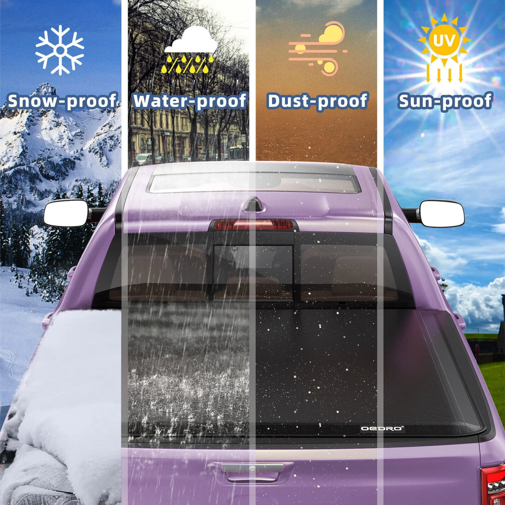 5 Feet Soft Tri-fold Truck Bed Tonneau Cover W429