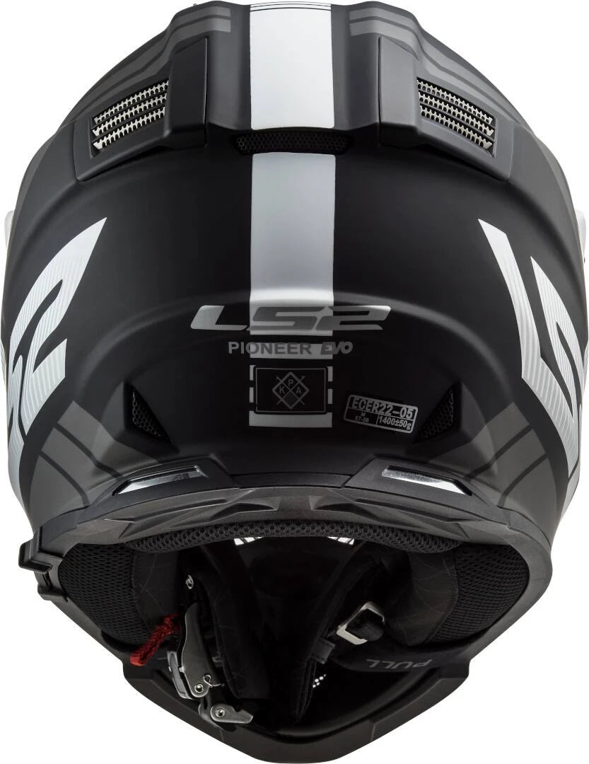 Matt White / Black Helmet Size XL D564