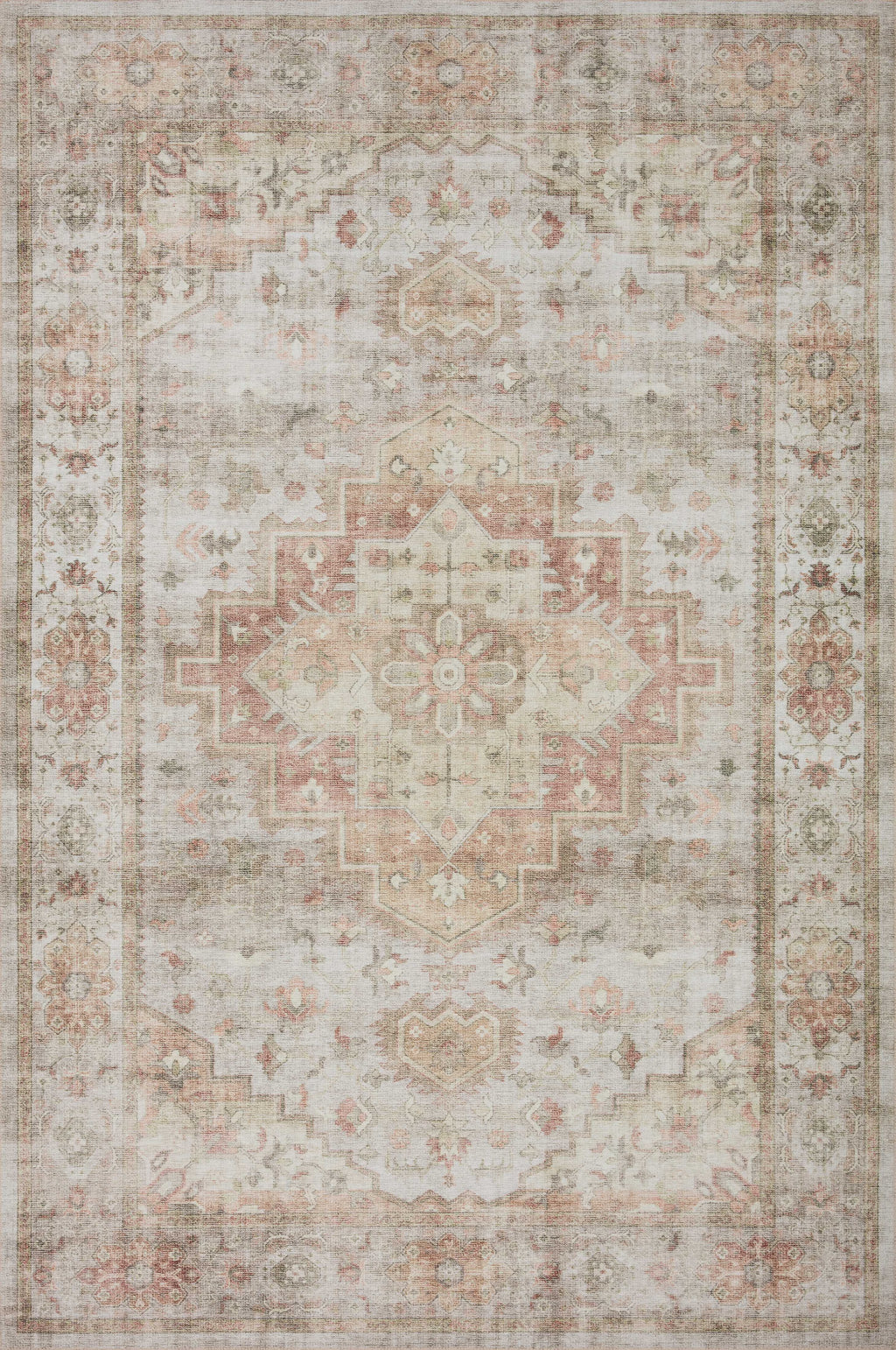 Sage Multi Oriental Area Rug 7'-6" x 9'-6" N361