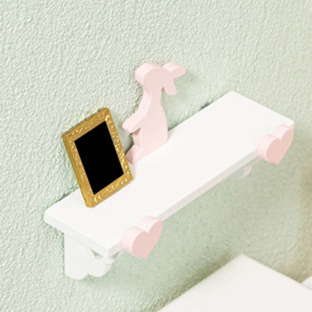 Mini Rabbit Rack Birch Dollhouse Shelf E57702