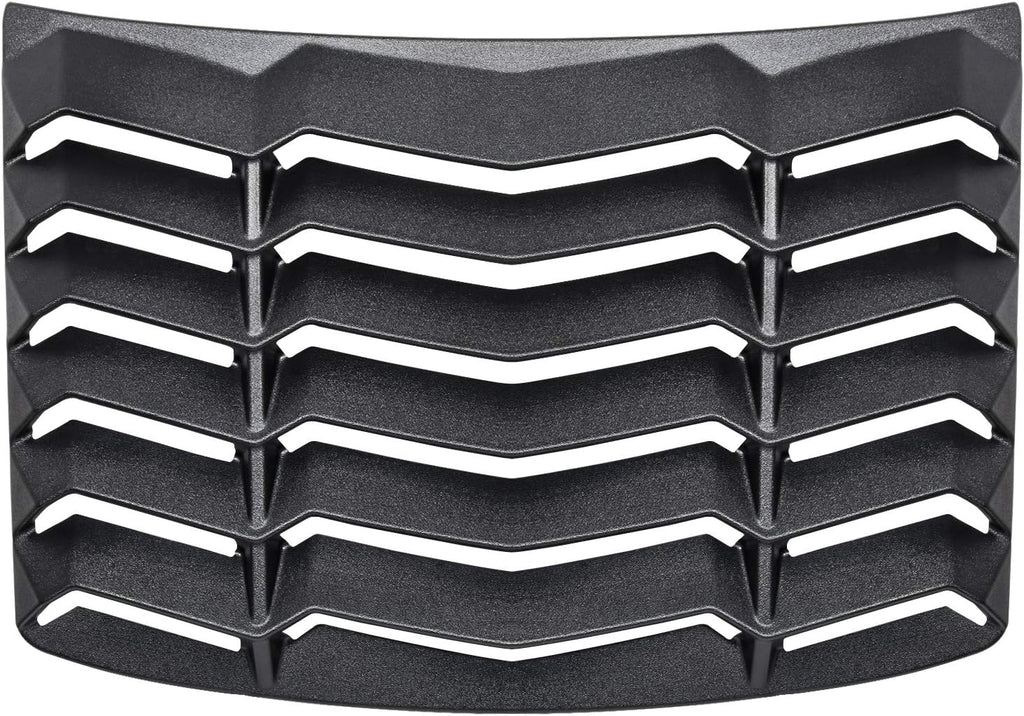 Rear Window Louver Sun Shade Cover Matte Black ABS for Chevy Camaro 2010 2015 X49264