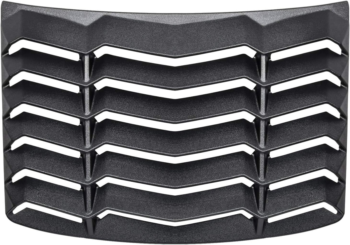 Rear Window Louver Sun Shade Cover Matte Black ABS for Chevy Camaro 2010 2015 X49264