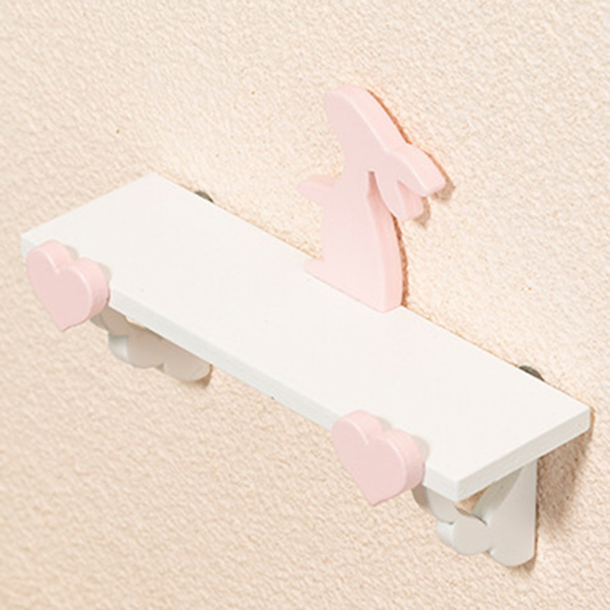 Mini Rabbit Rack Birch Dollhouse Shelf E57702