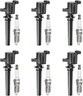 Set of 6 Ignition Coils & 2 Spark Plugs for 3.0L V6 J7036