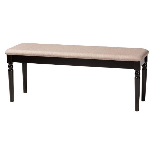 Sand/Dark Brown Dining Bench P574788