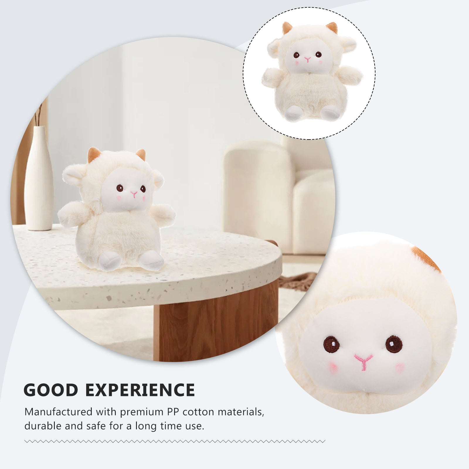 Adorable Stuffed Lamb Dog Chew Toy K5241