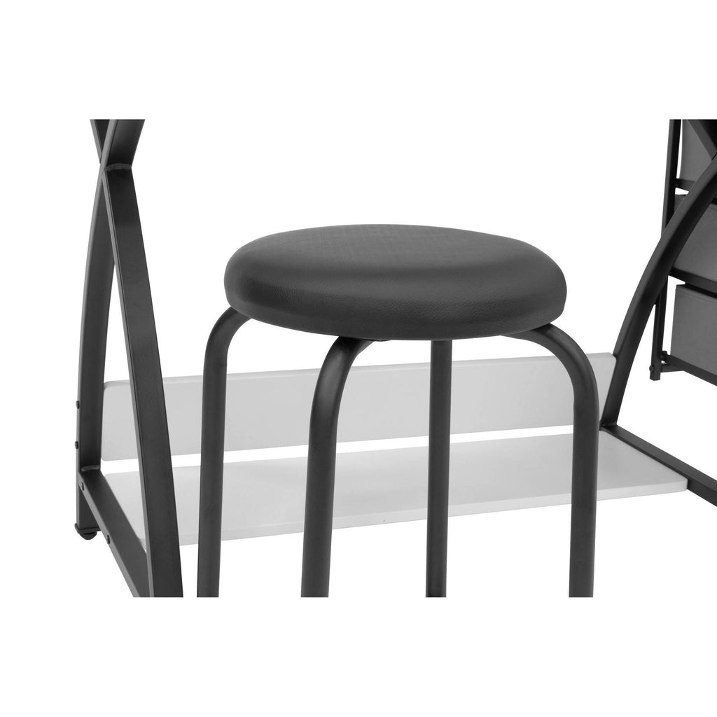 Canvas Adjustable Top Center Black/White I200