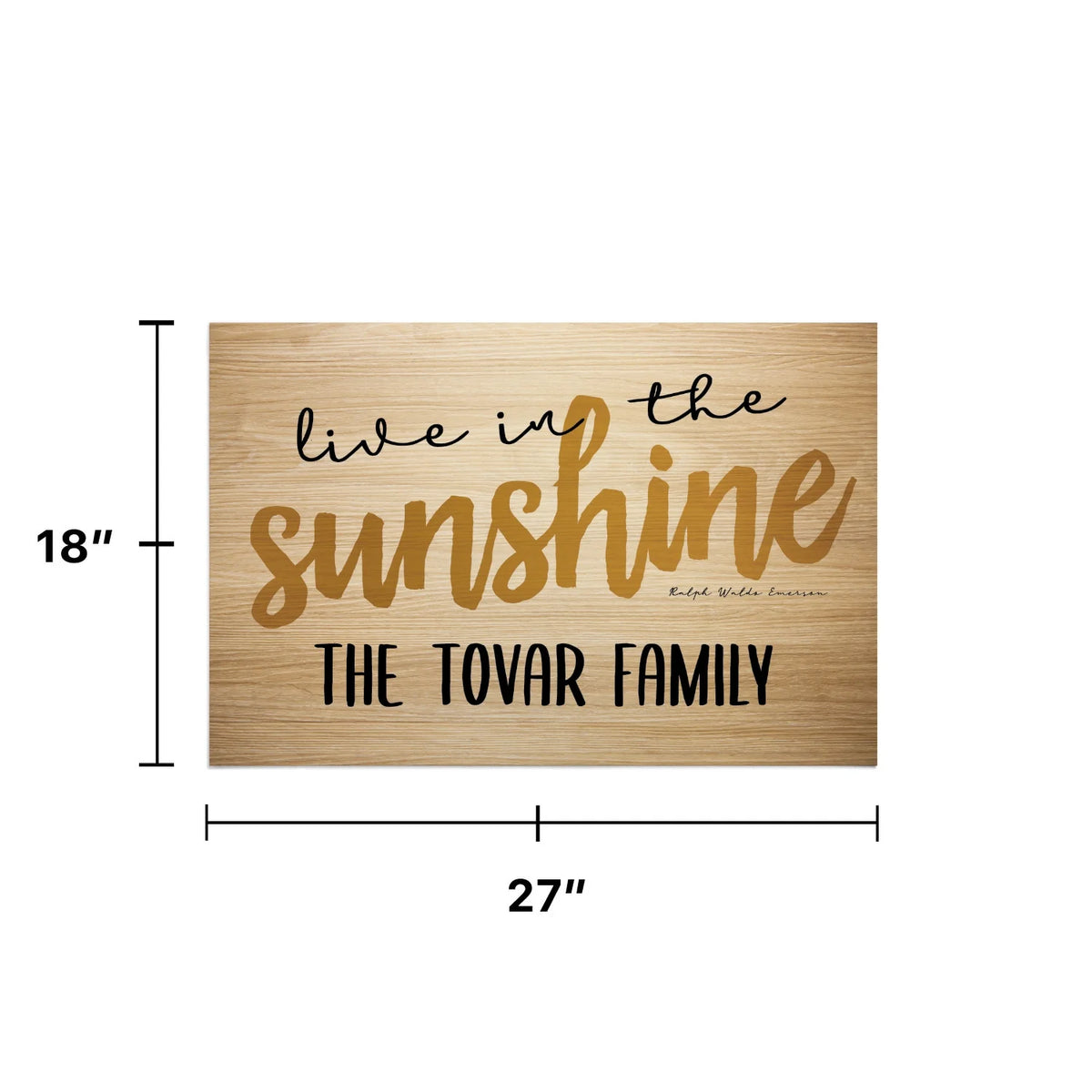 Light Brown Rectangular Non Slip Doormat X296