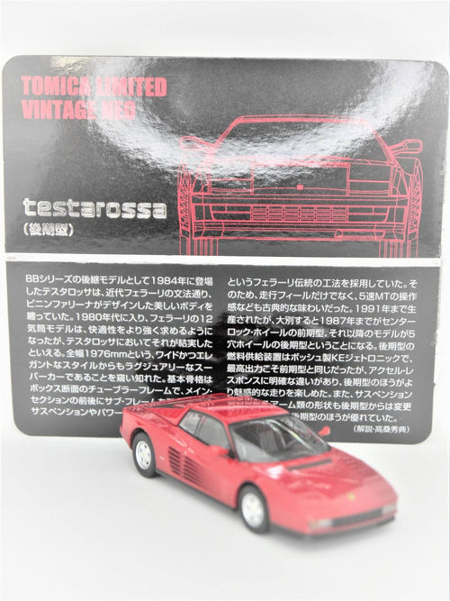1/64 Ferrari Testarossa Red Diecast Model Y98493