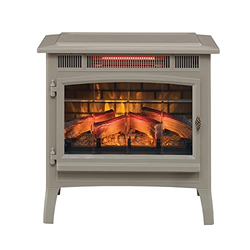 Electric Infrared Quartz Fireplace Stove with 3D Flame Effect T666518