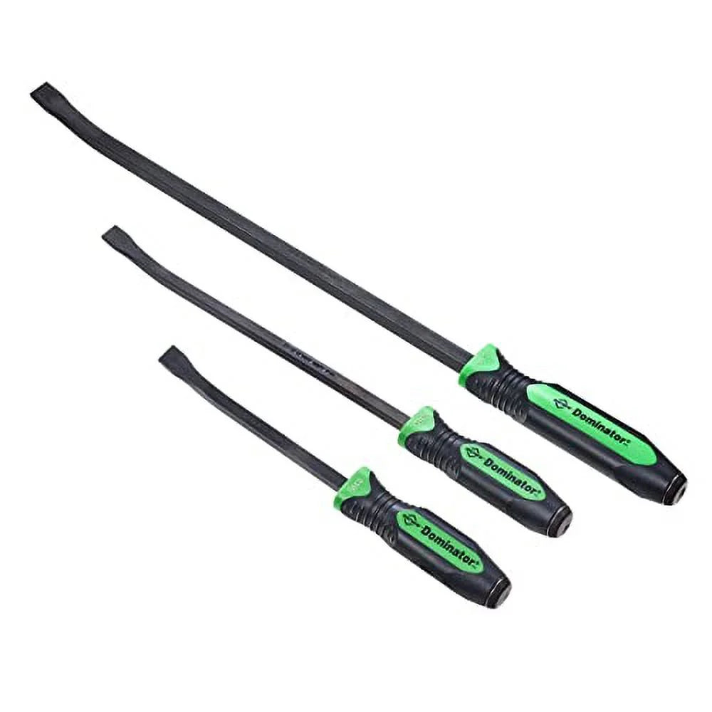 3PC Curved Pry Bar Set Green G671568