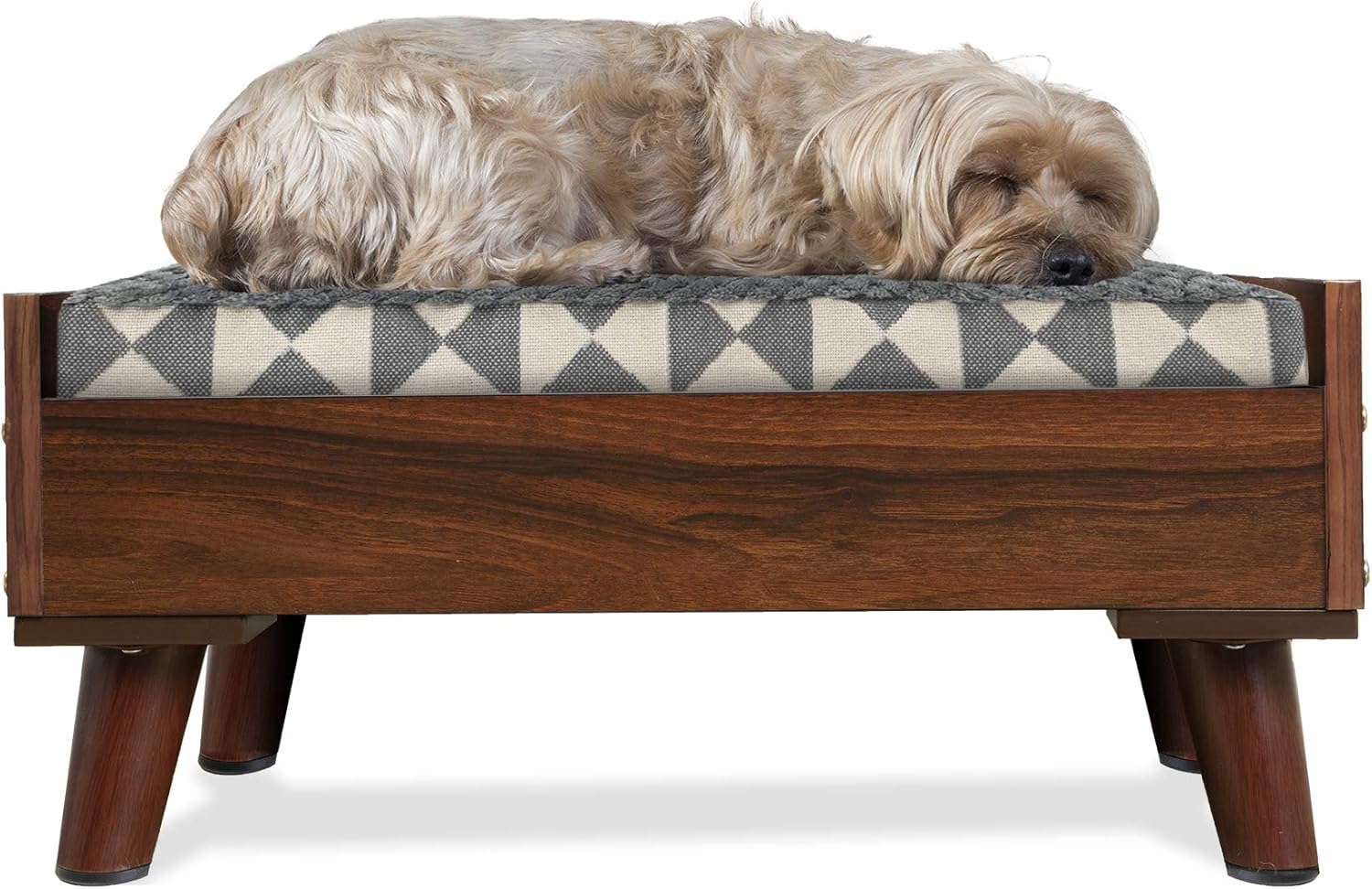 Gray Wash Elevated Dog Bed Frame, Large Pack of 2 E387