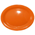 Orange Stoneware Narrow Rim Platter T957087