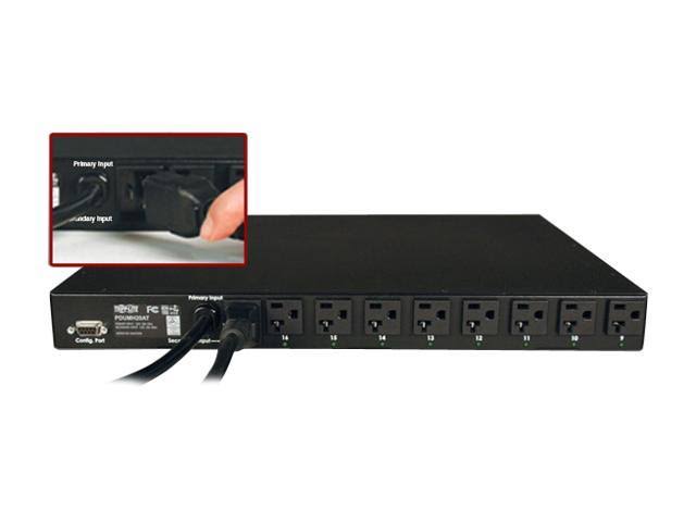 1U Rackmount PDU 16 Outlet 120V 20A 1.9 kW 2400 VA C583
