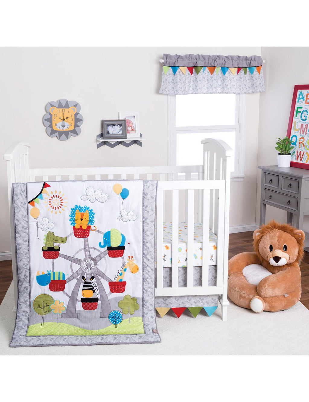 3 Piece Crib Bedding Set A4105
