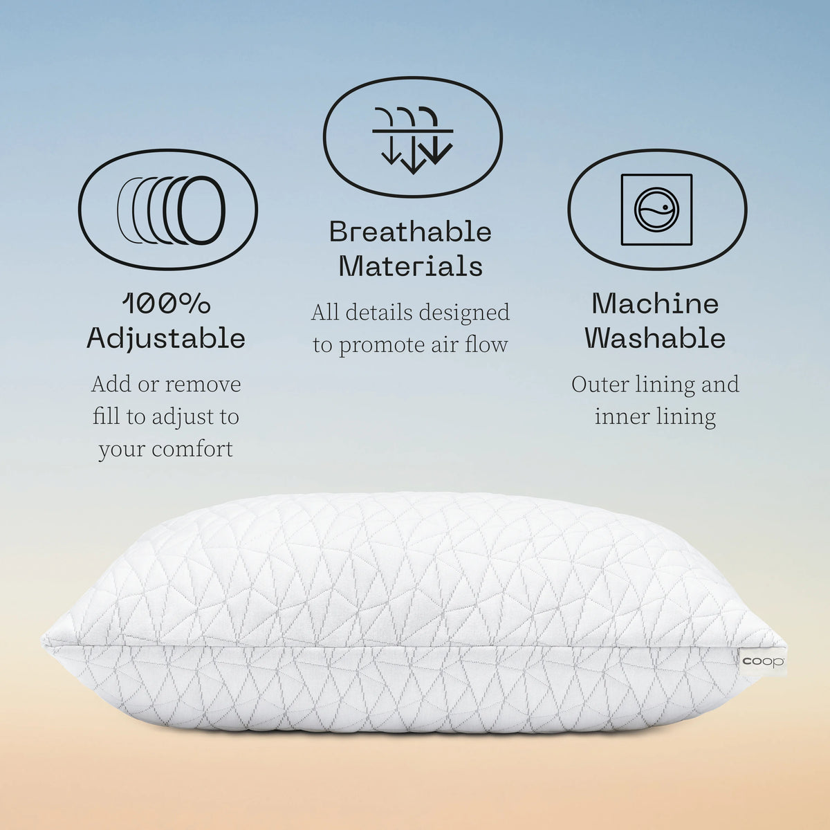 Queen Size Loft Pillow L3468