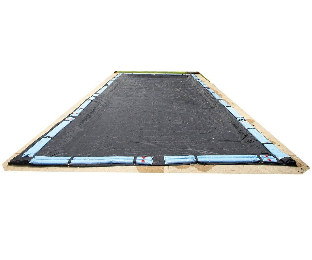 Winter Mesh Pool Cover Inground 30x50 Rectangle with Water Tubes Y3633