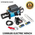 13000lb Electric Recovery Winch with Synthetic Rope G926458
