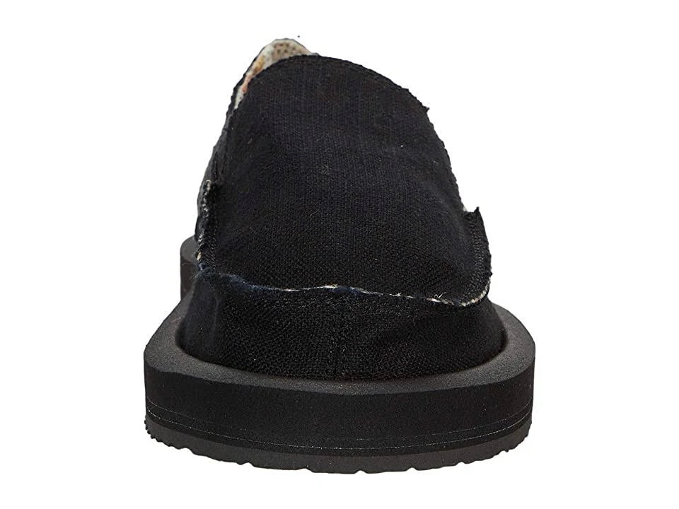 Hemp Black Soft Top Shoes Q39875