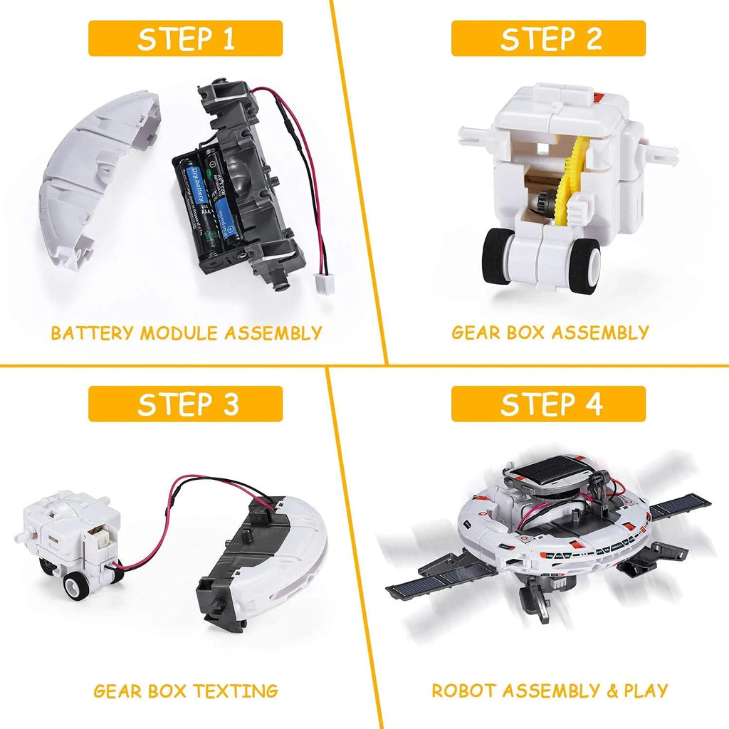 6-in-1 Solar Robot Science Kits H9935