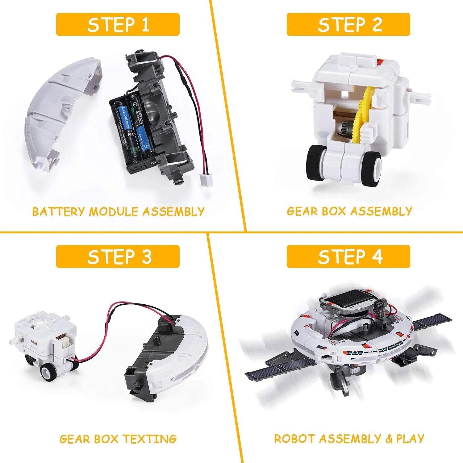 6-in-1 Solar Robot Science Kits H9935