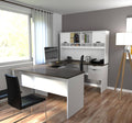 White U-Shaped Workstation Q963296
