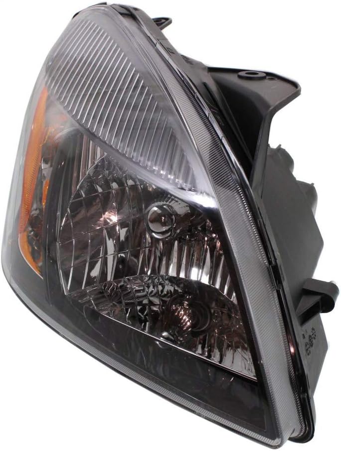 Headlight Assembly Passenger Side with Bulbs Black Housing U86777