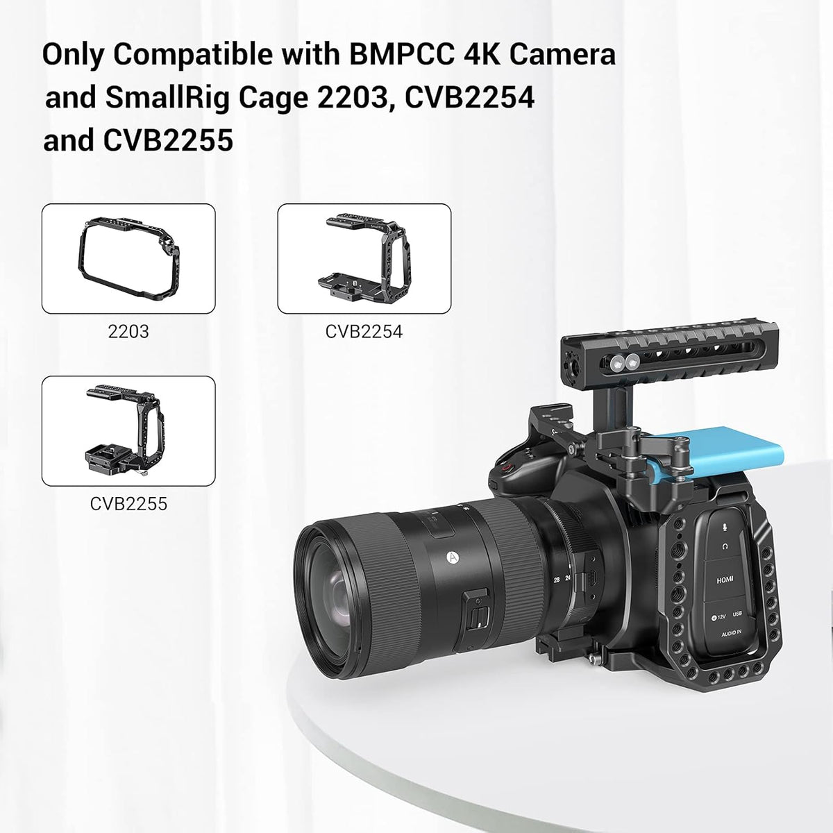 Lens Mount Adapter Support for BMPCC 4K Cage Z528986