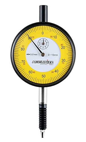 0-1 x 0.001 Lug Back Dial Indicator, Pack of 2 I458258