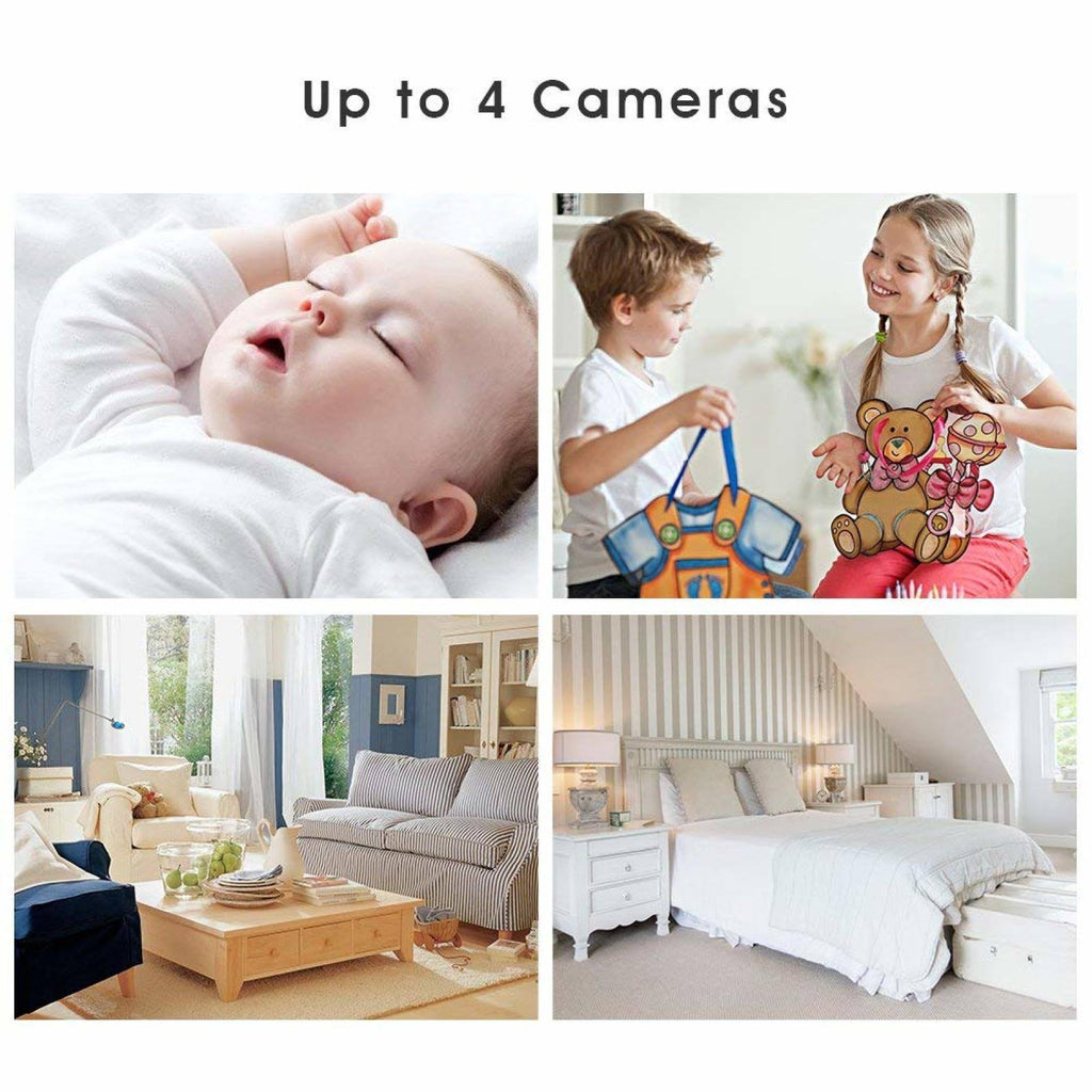 4.3" LCD Video Baby Monitor with 270 Pan-Tilt-Zoom W943