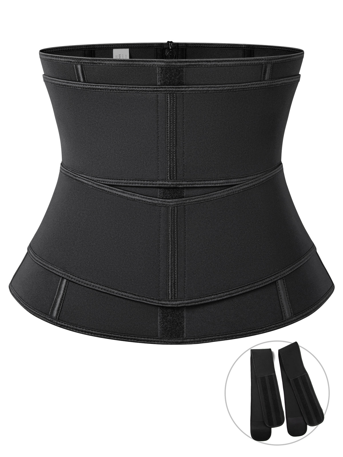 Women's Waist Trainer Corset Belt Sweat Slimming Body Shaper L113351