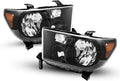 Black Headlight Housing Assembly Set R106