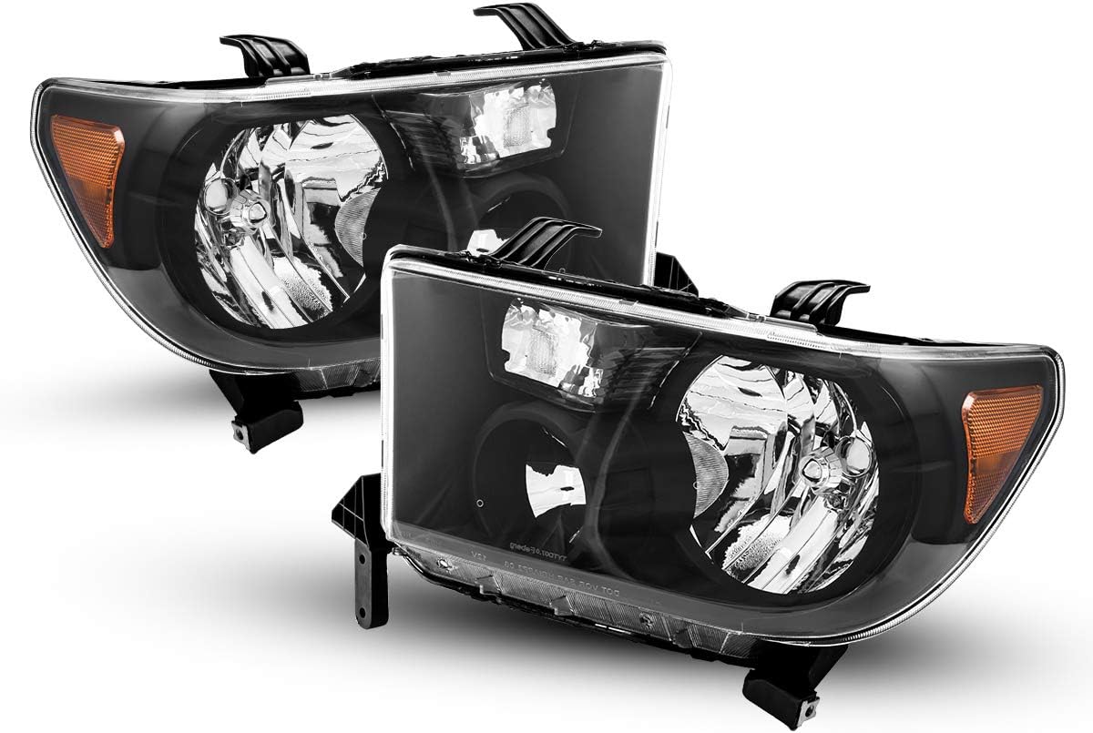Black Headlight Housing Assembly Set R106