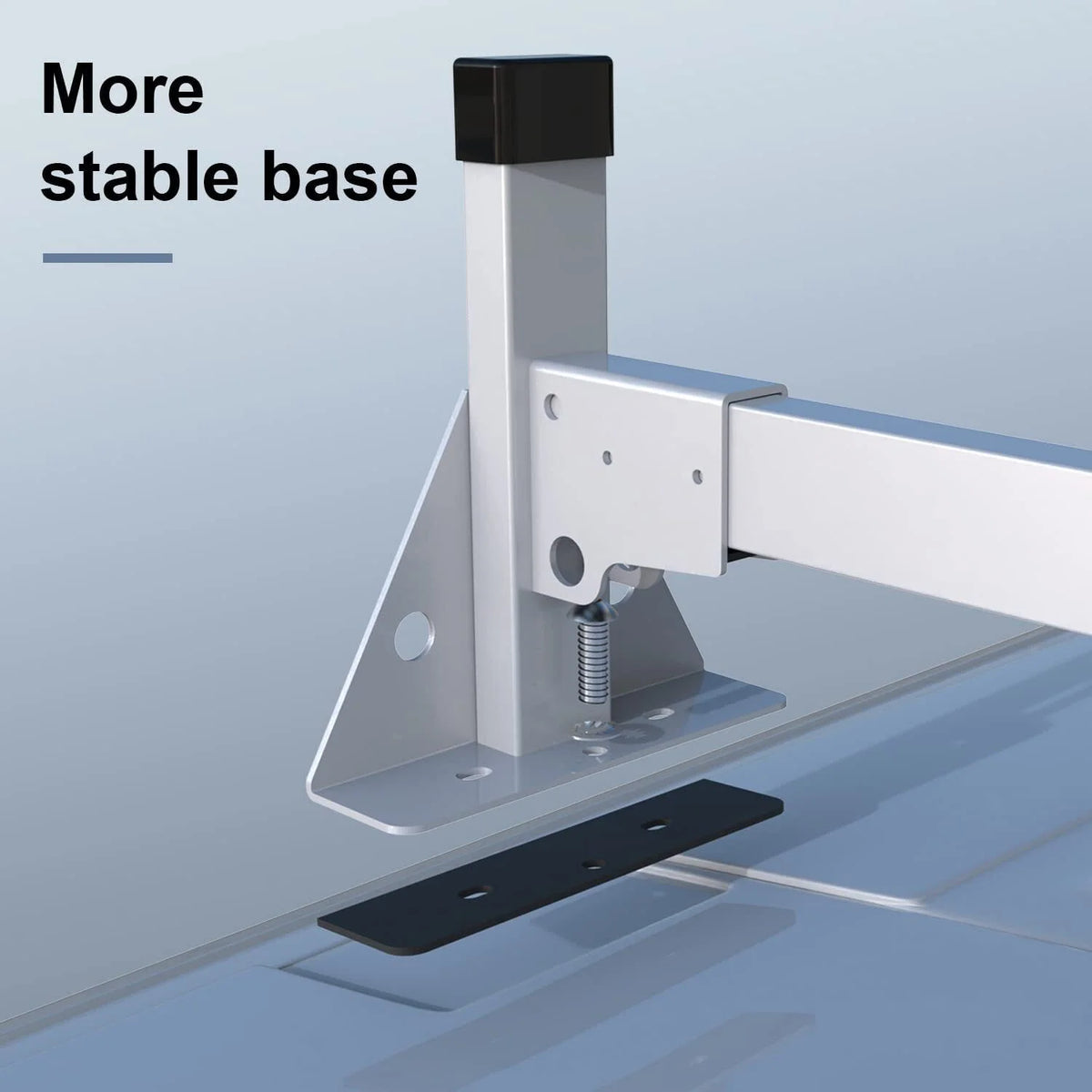 54" 3 Bar Ladder Roof Rack with Wind Deflect E941289