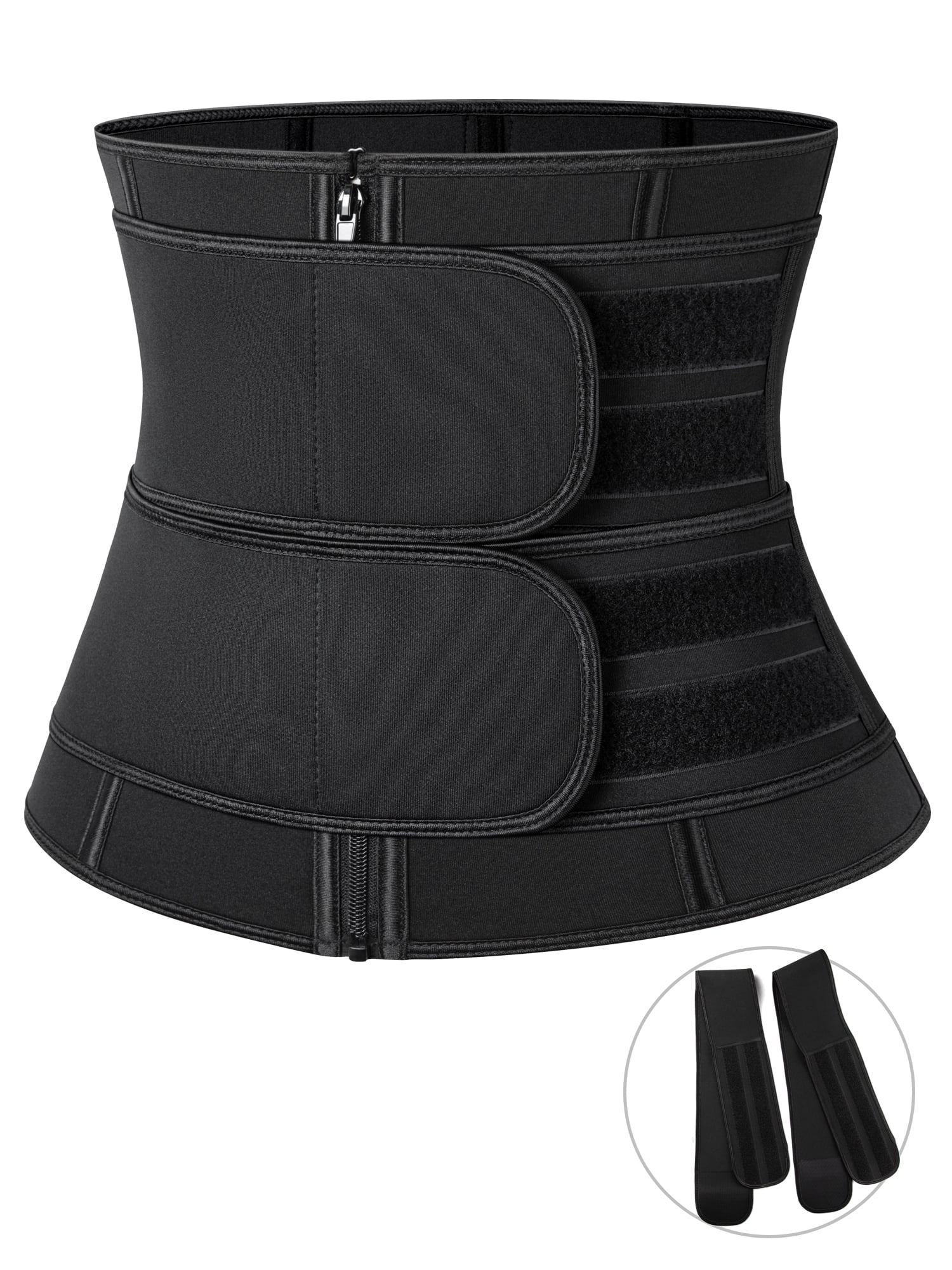 Women's Waist Trainer Corset Belt Sweat Slimming Body Shaper L113351