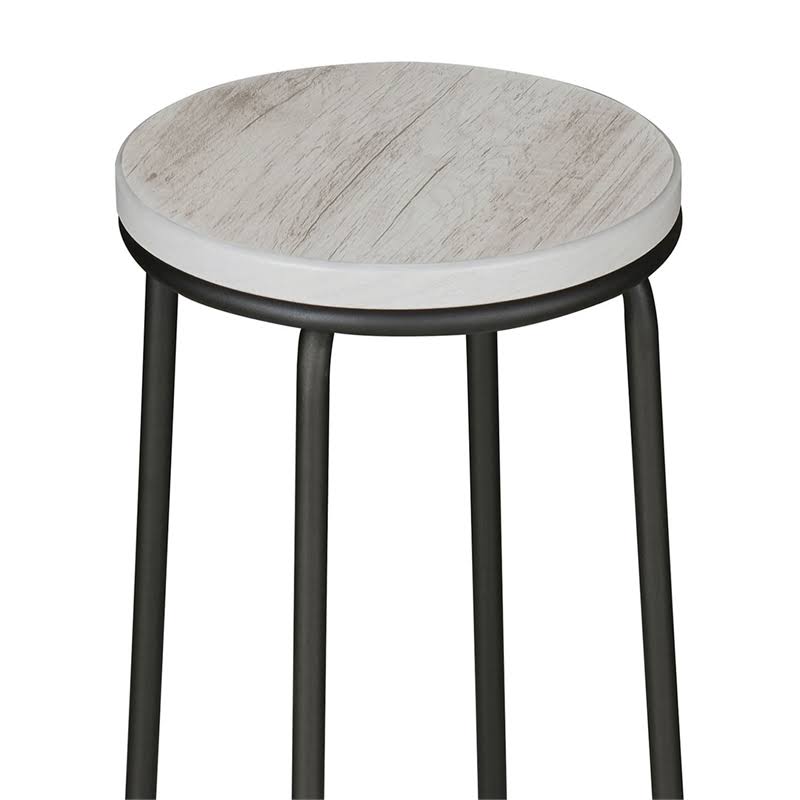 Metal Frame Bar Stool in Coaster White (Set of 2) M6281