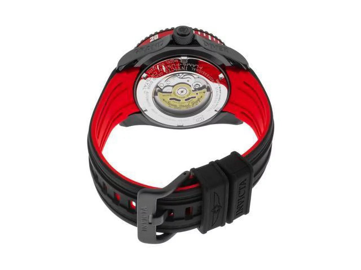 Black Silicone Automatic Diving Watch B16472