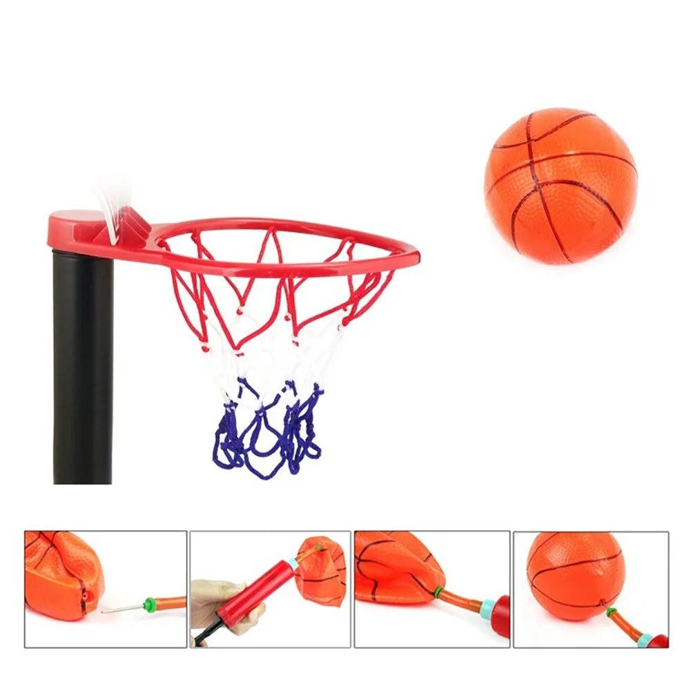 Adjustable Kids Mini Basketball Hoop Stand Toys A6843