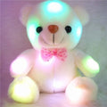 White Teddy Bear Plush Light Up Toy Z8506