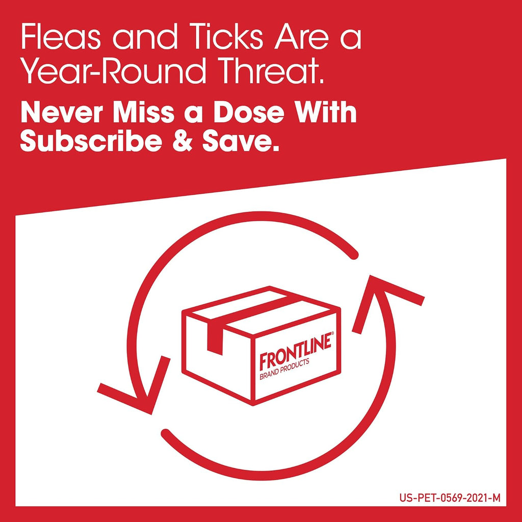 Flea and Tick Treatment for Dogs, 8 Doses U457914