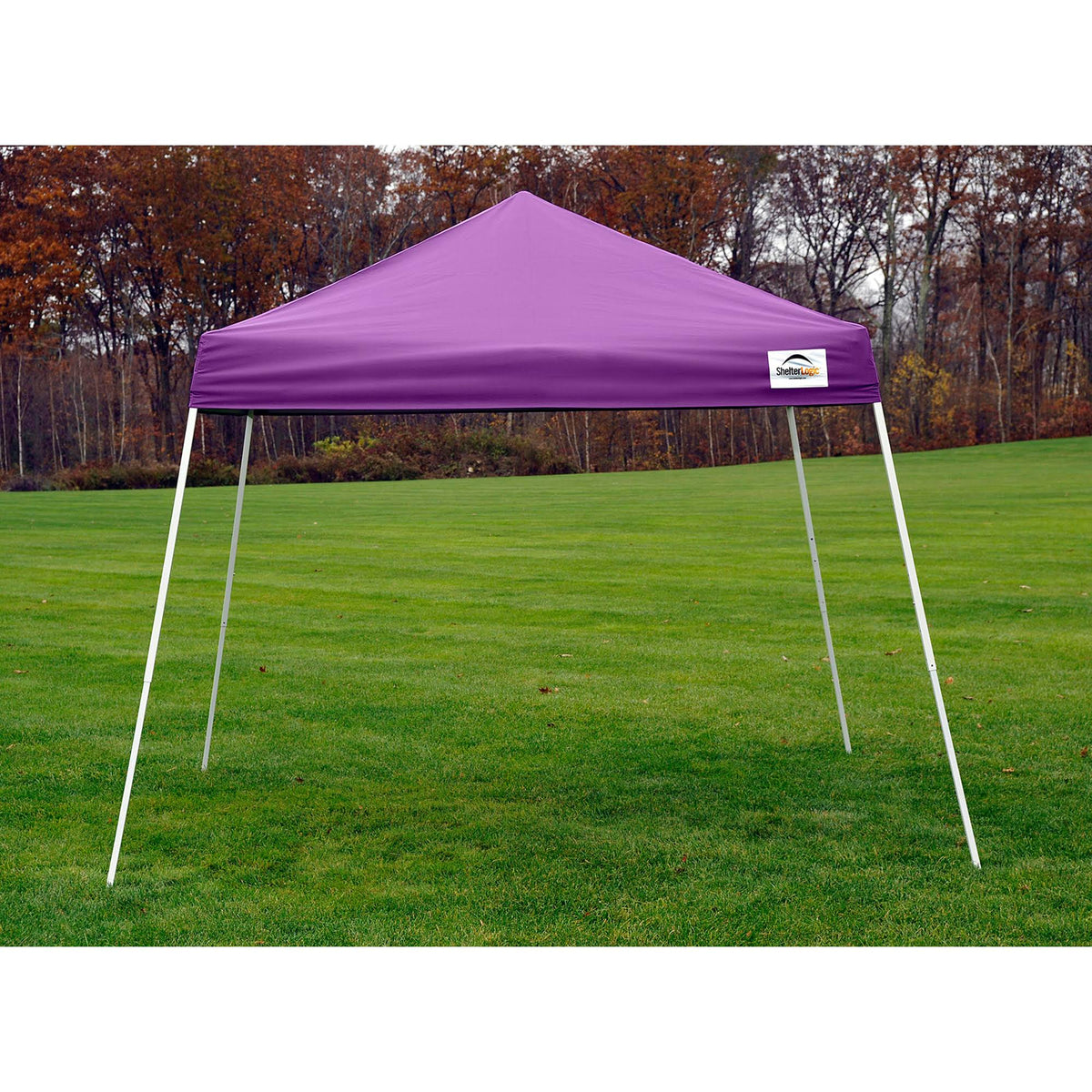 Purple 12 ft. W x 12 ft. D Slant Leg Pop-Up Canopy G834958
