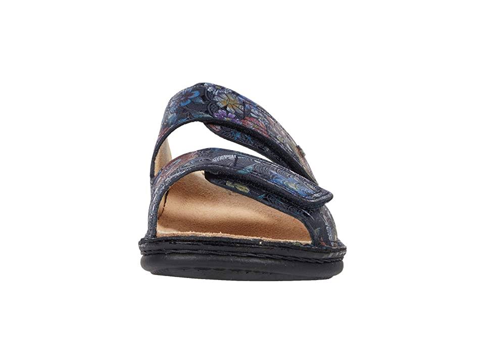 Dark Blue Leather Soft Footbed Shoes X209947
