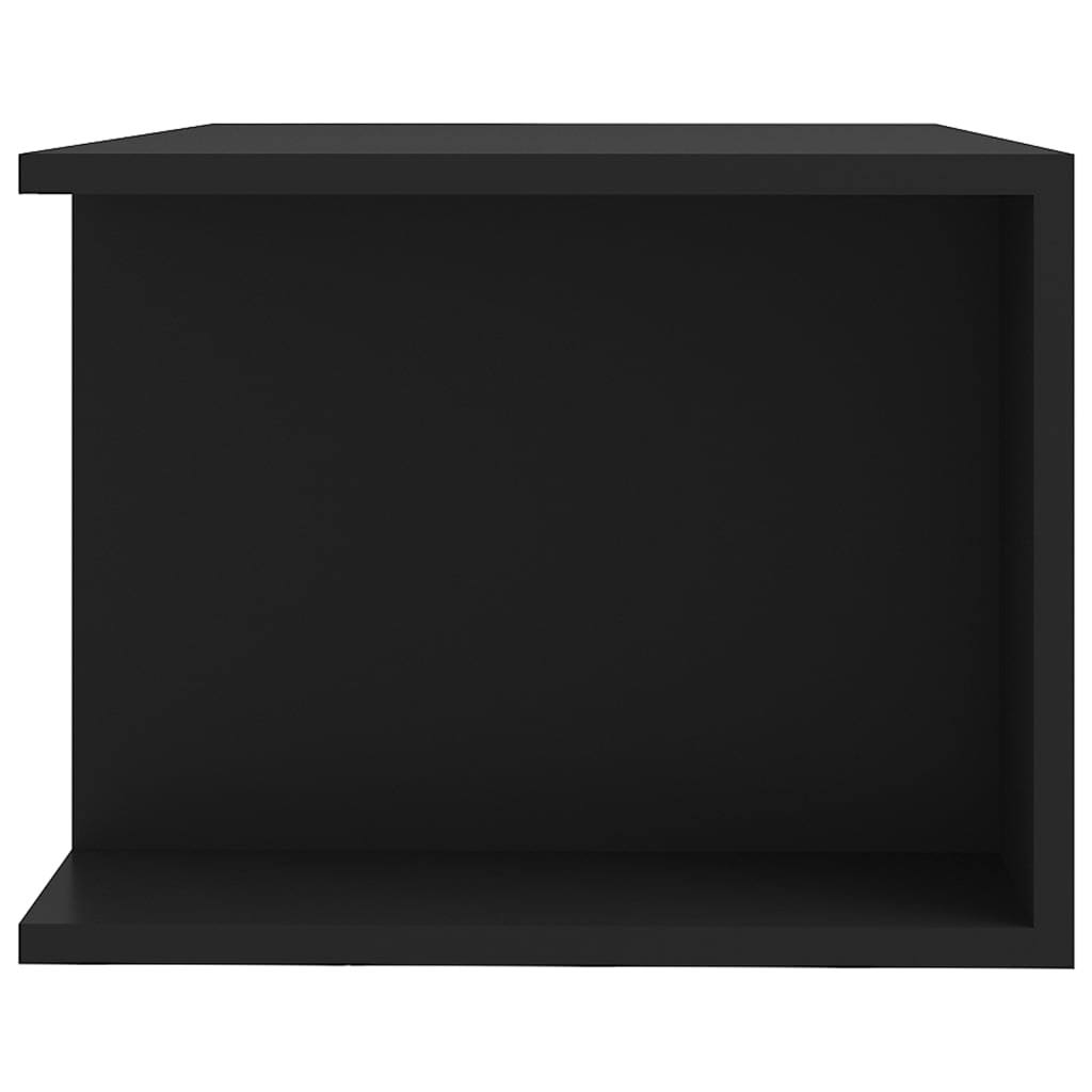 TV Cabinet with LED Lights Black U57373