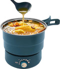 Portable Electric Non-stick Hot Pot with Foldable Handles R544