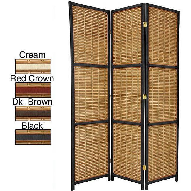 6 ft. Tall Woven 3 Panel Room Divider T727