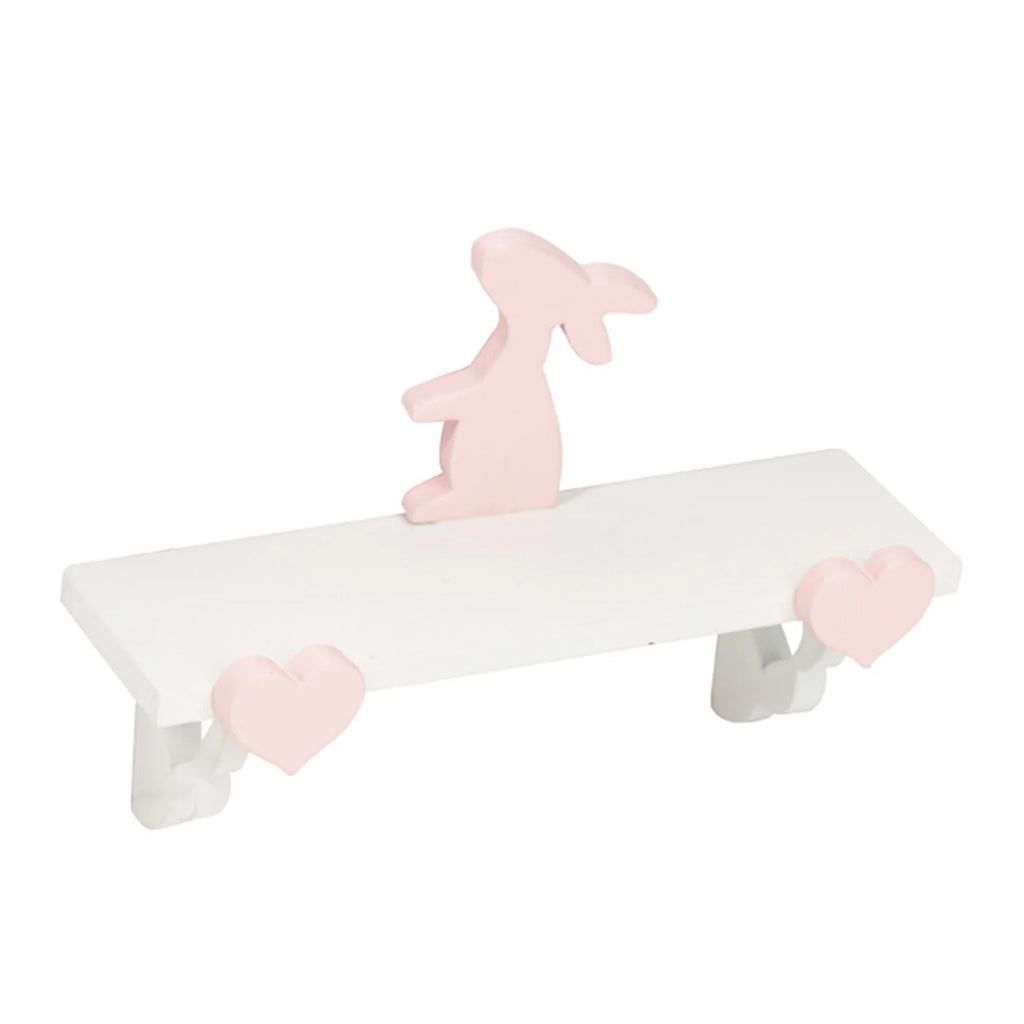 Mini Rabbit Rack Birch Dollhouse Shelf E57702