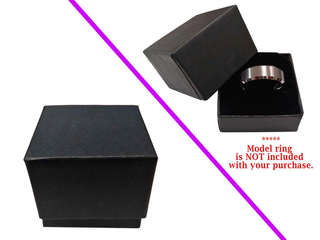 Black IP Tungsten Carbide Dome Ring R56394