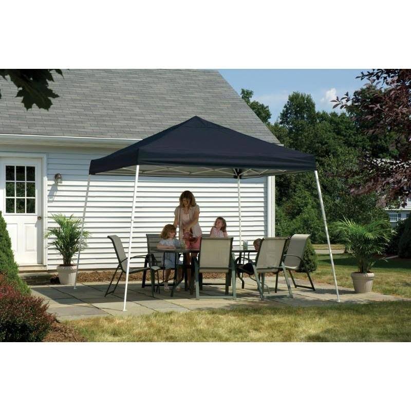 Purple 12 ft. W x 12 ft. D Slant Leg Pop-Up Canopy G834958